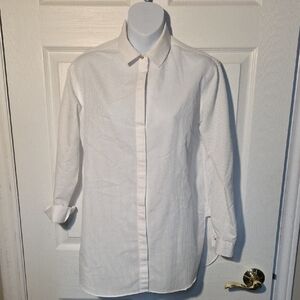 Icone Exclusive Simons Classic White Women’s Button-Up Shirt Sz S